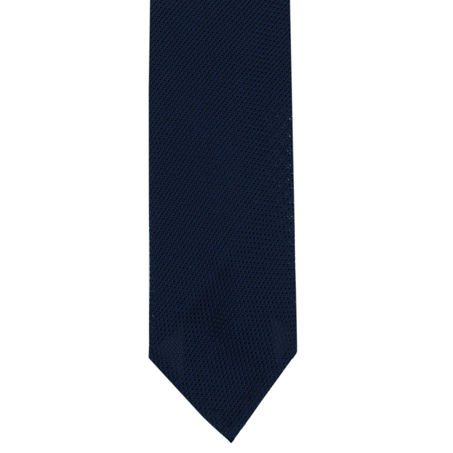Anversa one color dark blue silk tie