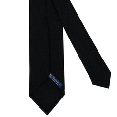 Anversa silk one-color black tie