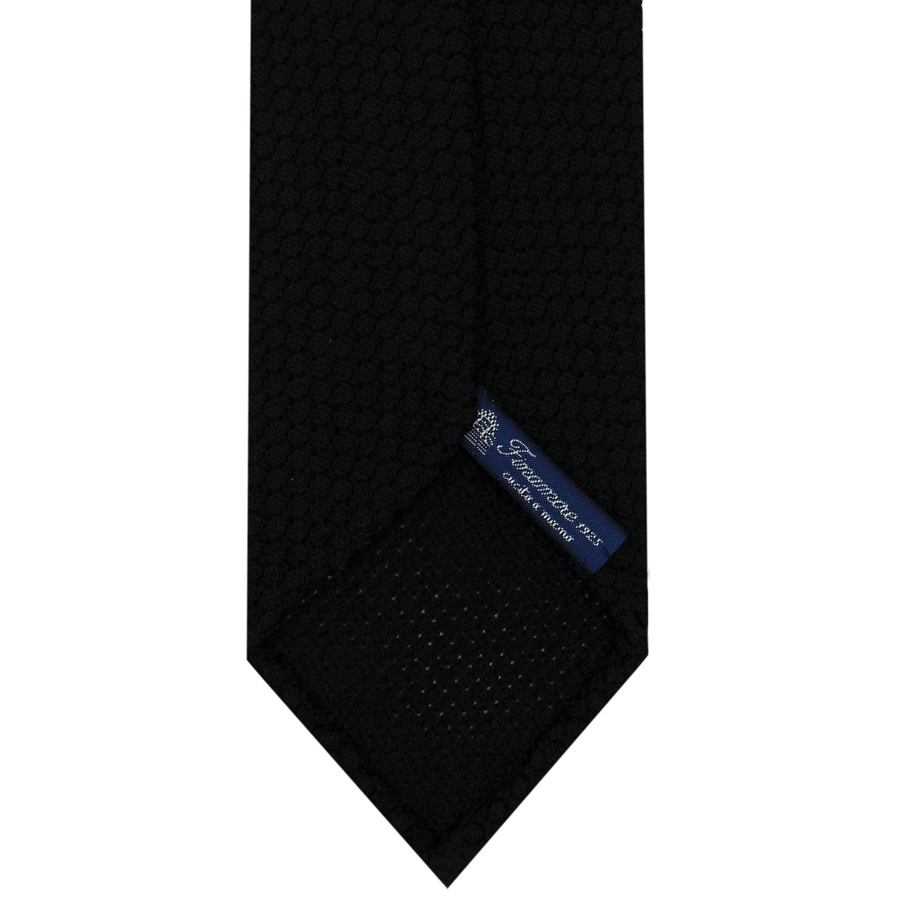Anversa silk one-color black tie