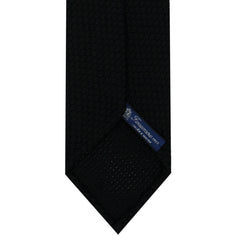 Anversa silk one-color black tie