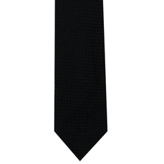 Anversa silk one-color black tie
