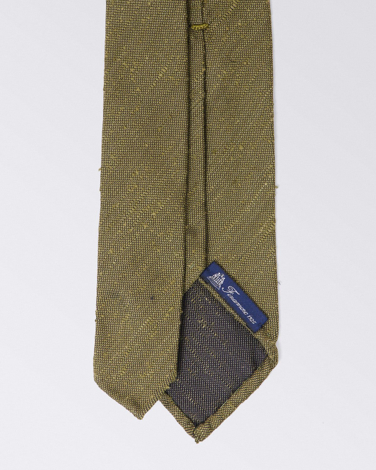 Anversa silk tie, entirely handmade, single colour