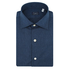 Classic Napoli blu shirt Carlo Riva fabric