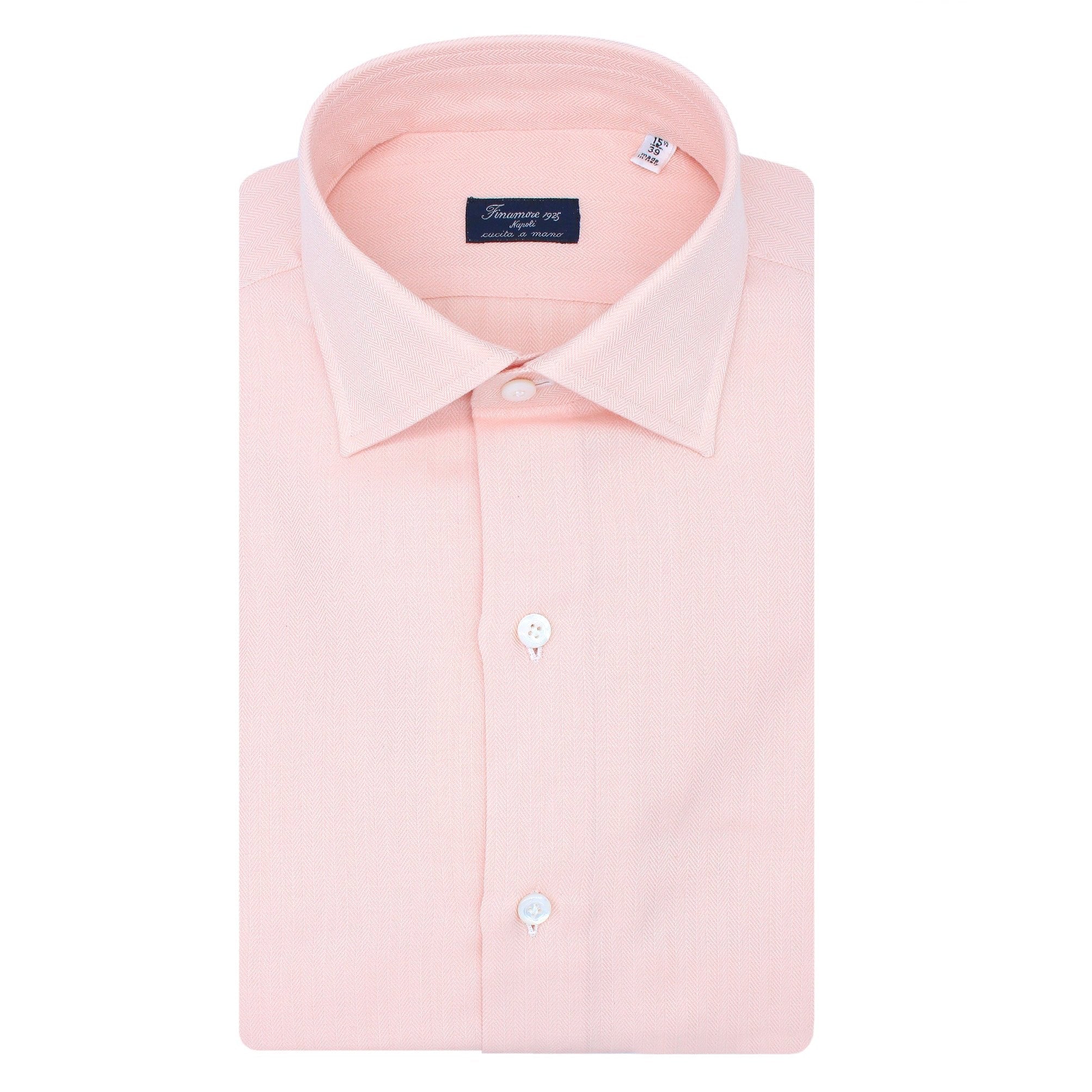 Classic Napoli cotton and cashmere shirt. Carlo Riva fabric