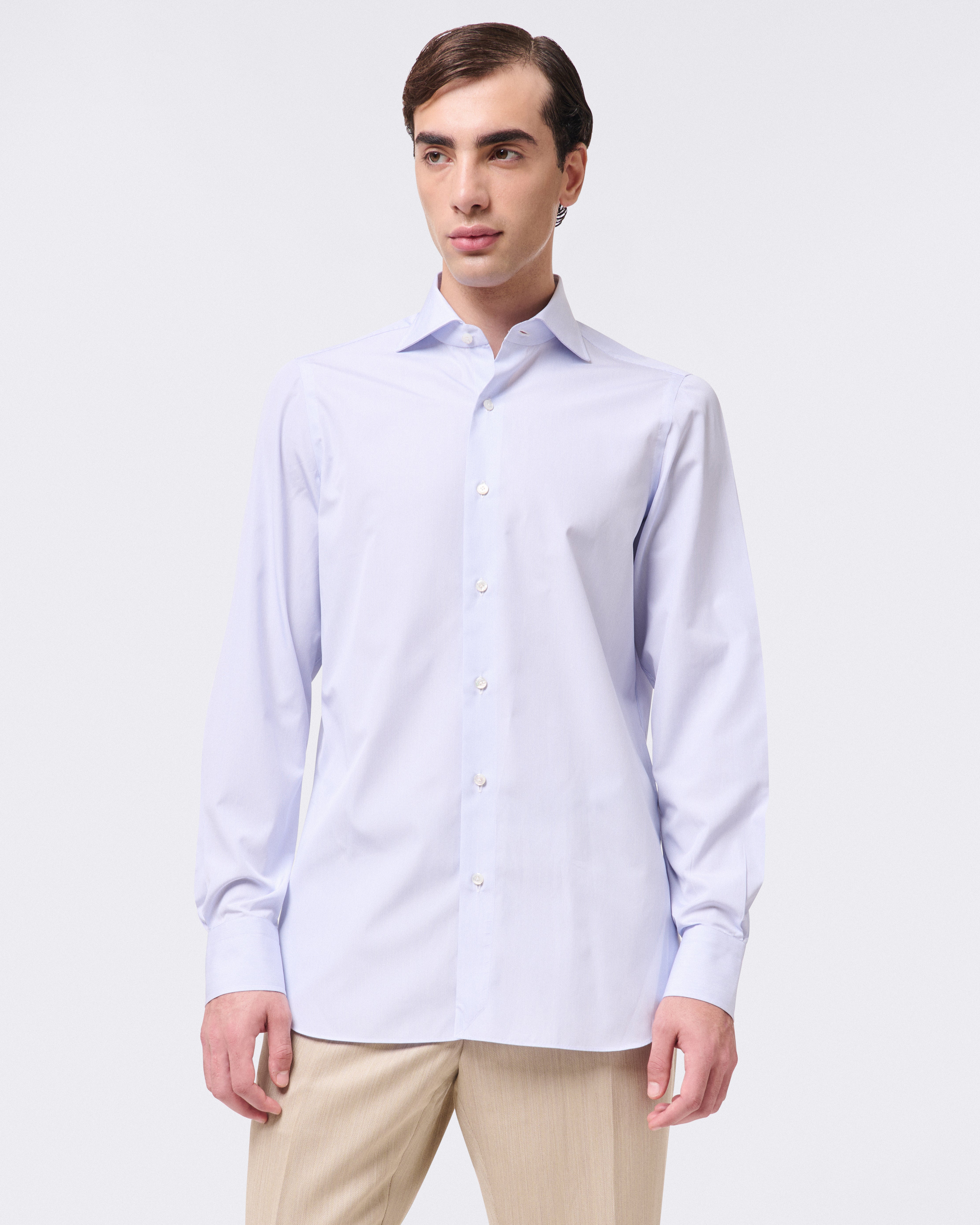Classic Napoli shirt regular fit 120/2 cotton French collar FINAMORE