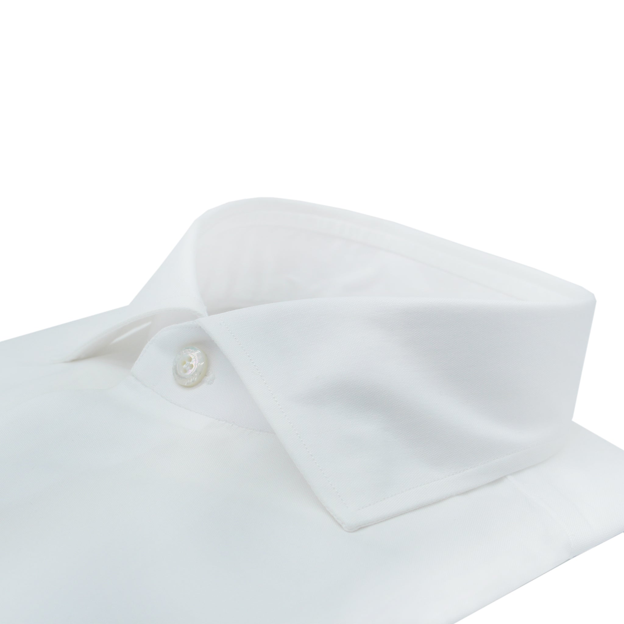 ESCLUSIVA, classic hand-sewn shirt in white Sea Island cotton