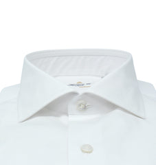 ESCLUSIVA classic shirt in white or light blu cotton Sea Island