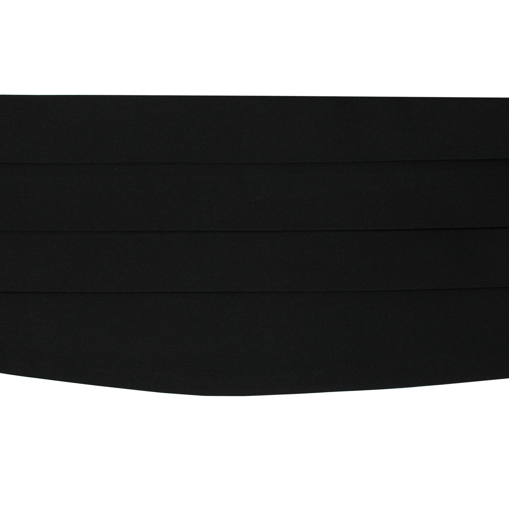 Tuxedo cummerbund handmade in black silk. Adjustable
