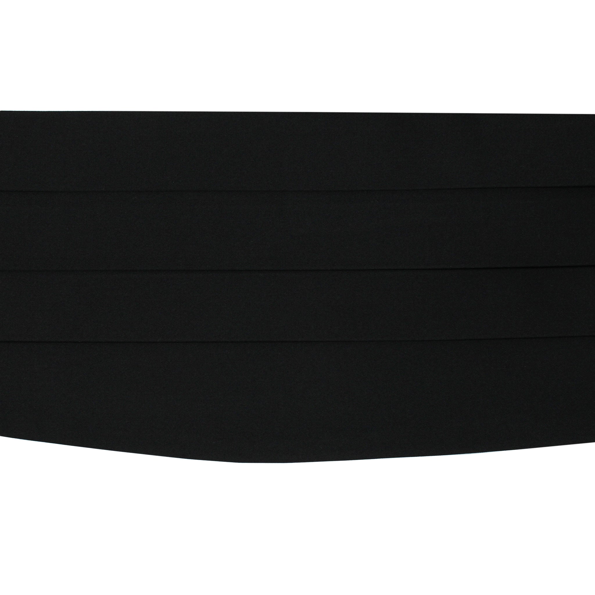 Tuxedo cummerbund handmade in black silk. Adjustable