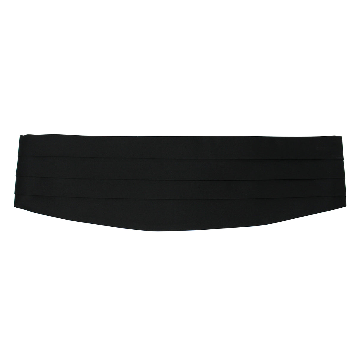 Tuxedo cummerbund handmade in black silk. Adjustable