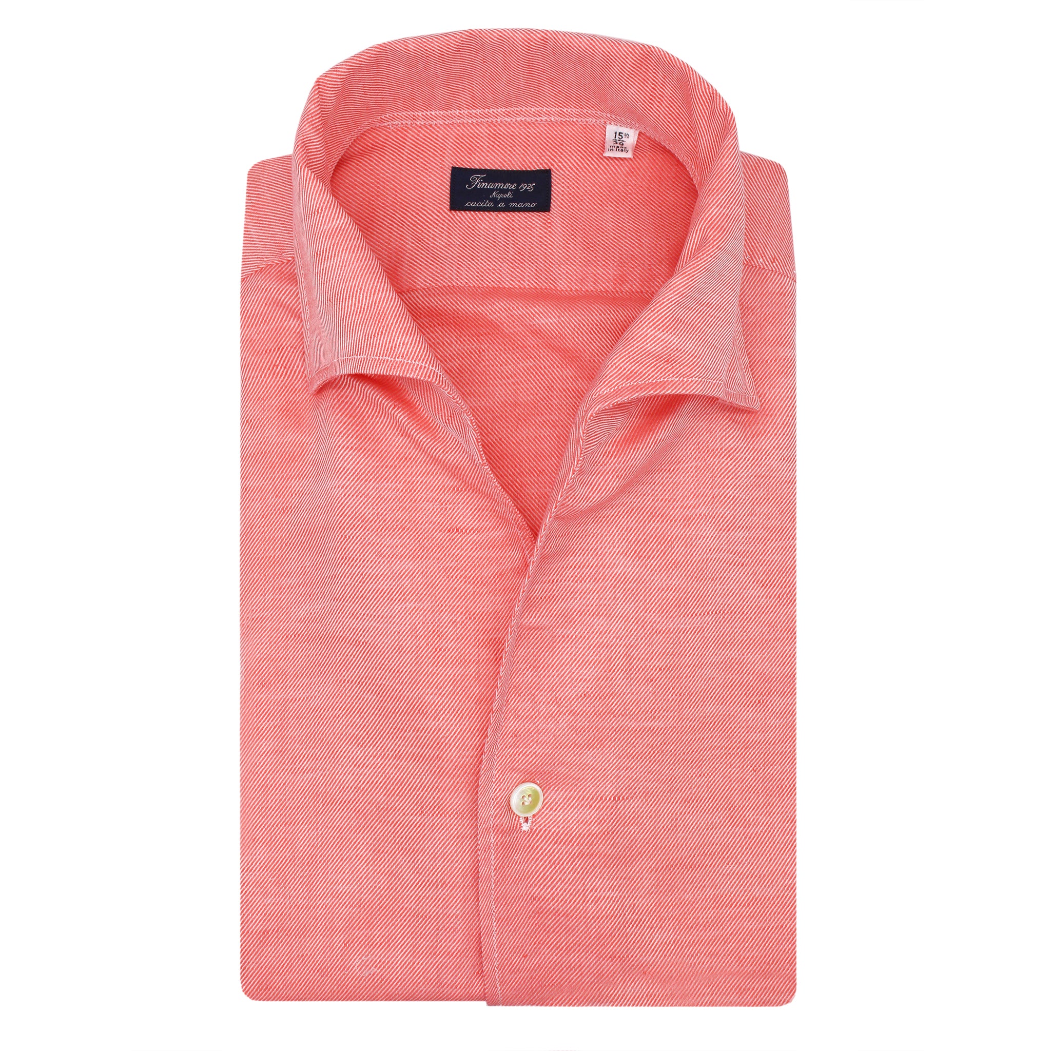 FINAMORE SHIRT ONE PIECE COLLAR RED