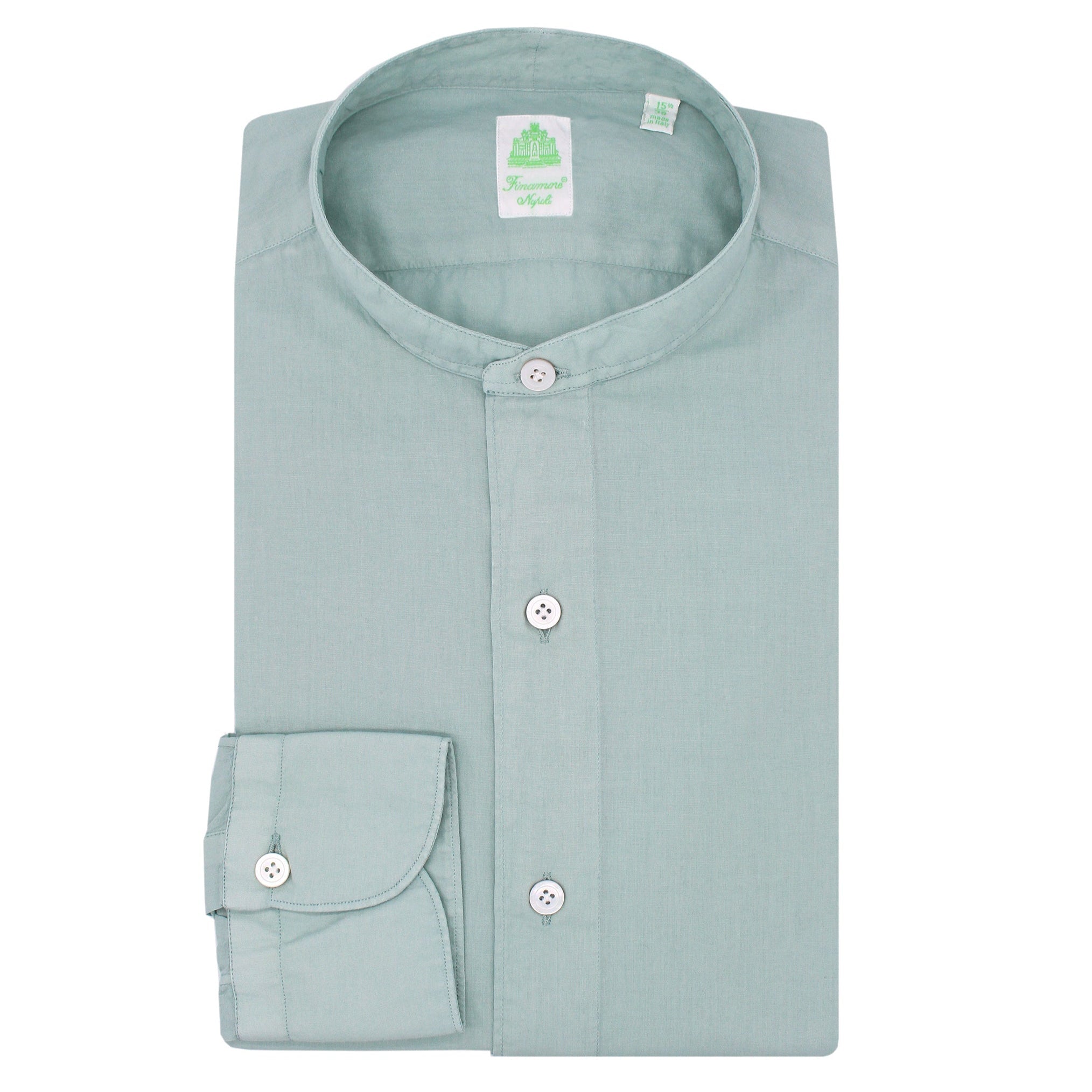 FINAMORE SPORTLY SHIRT KOREAN COLLAR