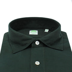 Gaeta regular sport shirt in dark green, brown or blu flannel