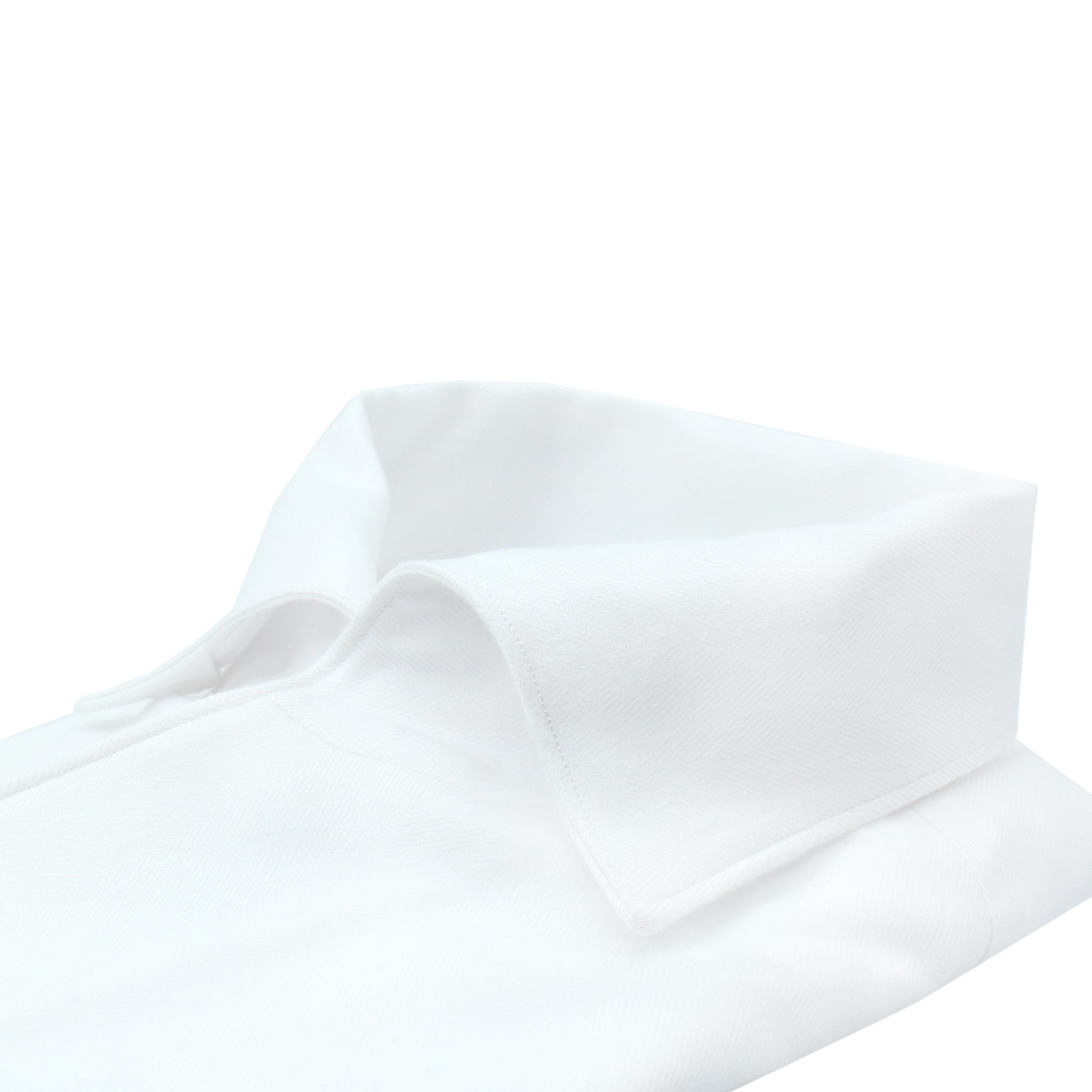 Camicia sportiva Gaeta vestibilità regolare bianca collo ustica