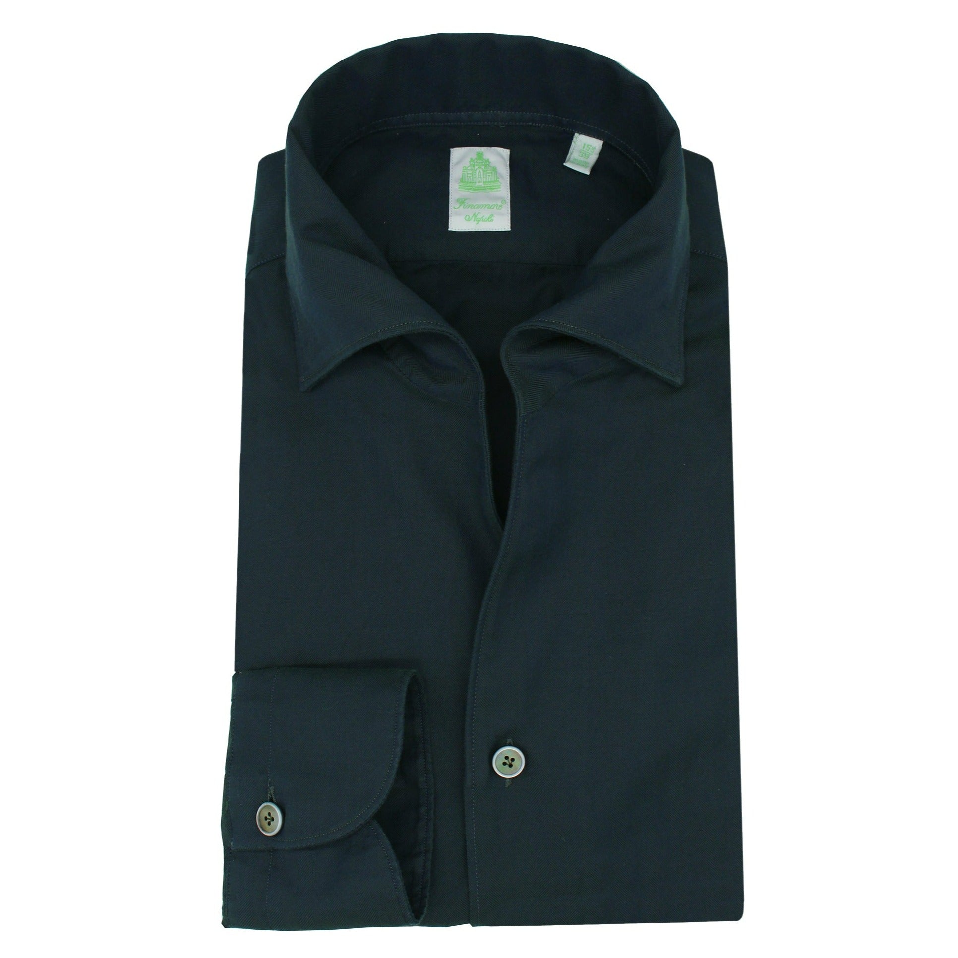 Camicia sportiva Gaeta dalla vestibilità regolare. Collo Ustica effetto spigato