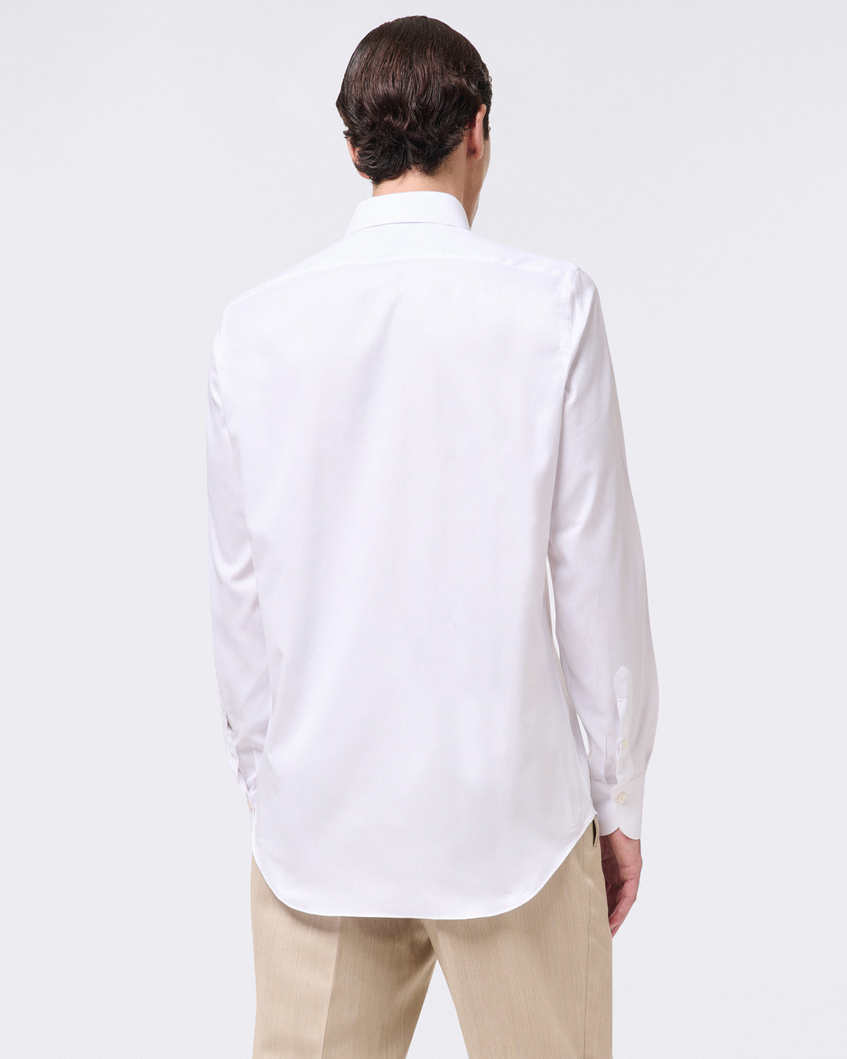 Classic slim fit Milano shirt in royal oxford cotton