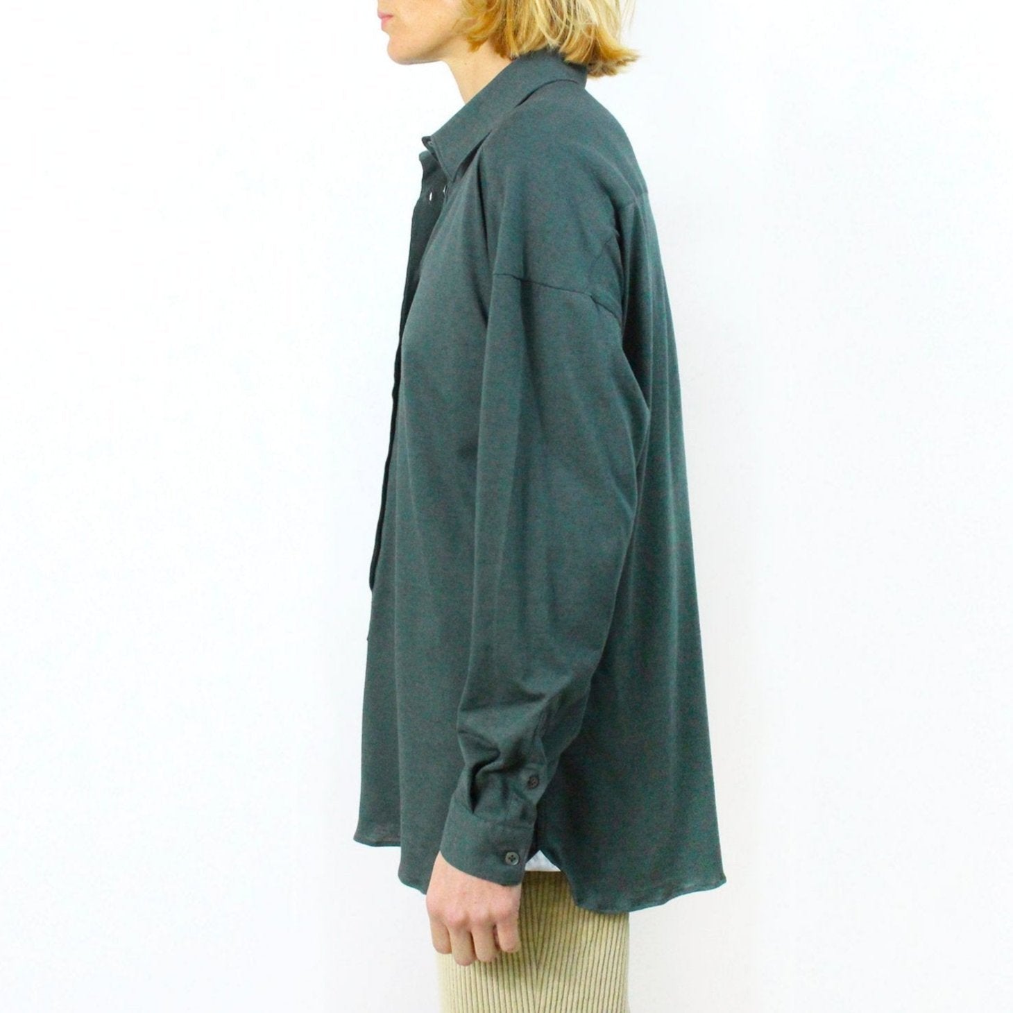 GRACE women's polo shirt made of cotton and cashmere