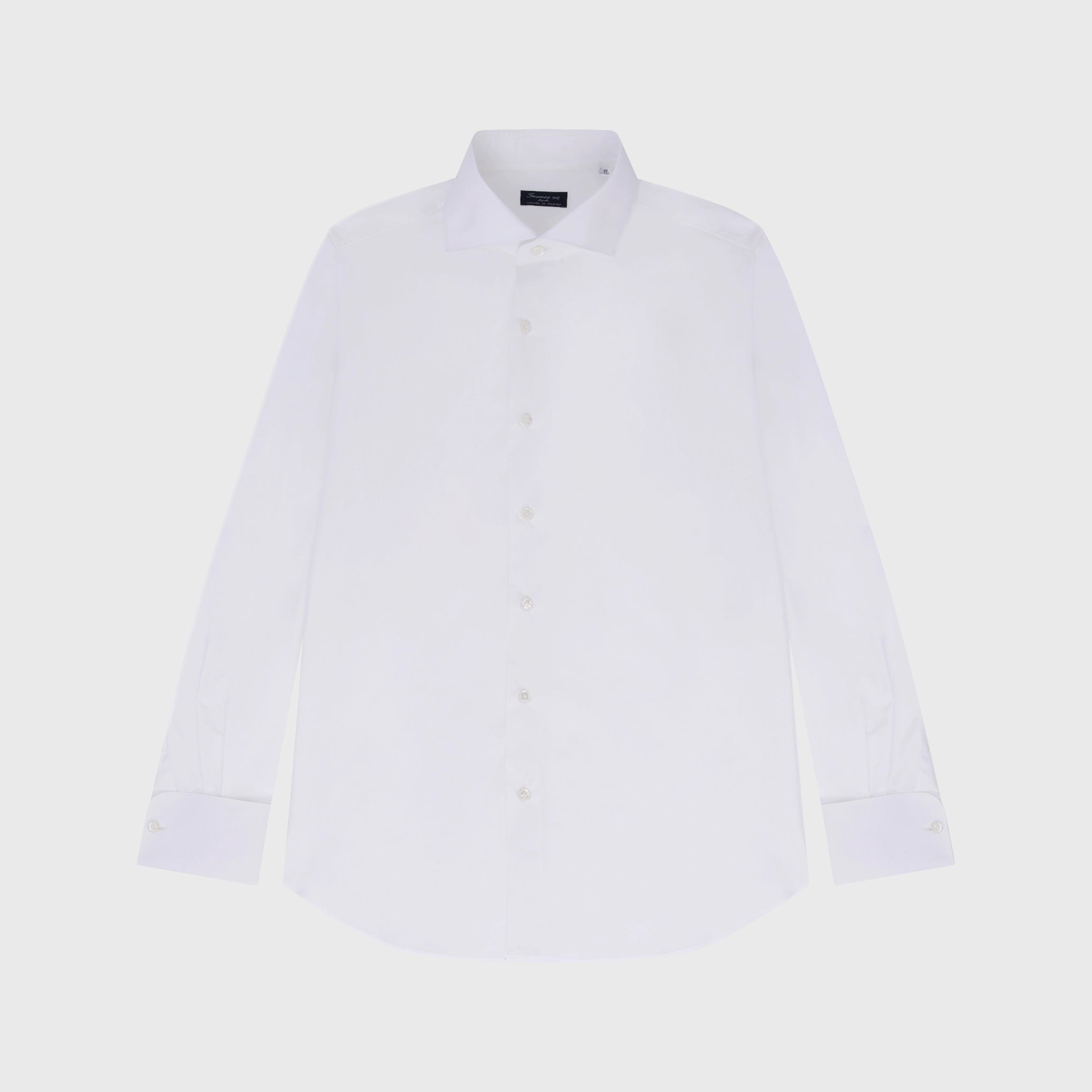 Classic slim fit Milano shirt 120/2 Alumo cotton fabric. Cufflinks.