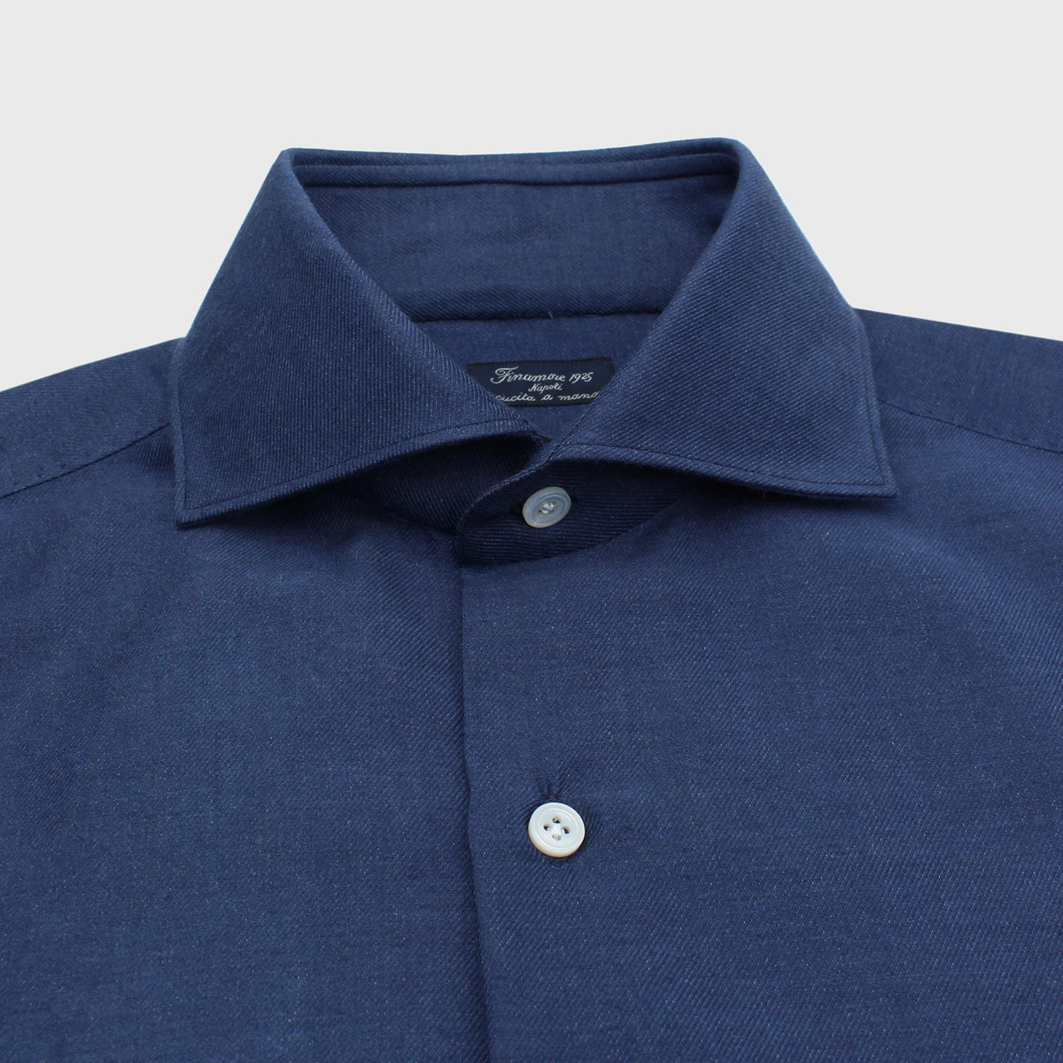 Milano slim fit cotone e cashmere jacquard