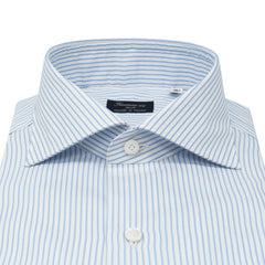 Classic Slim Fit Milano shirt in striped oxford cotton.