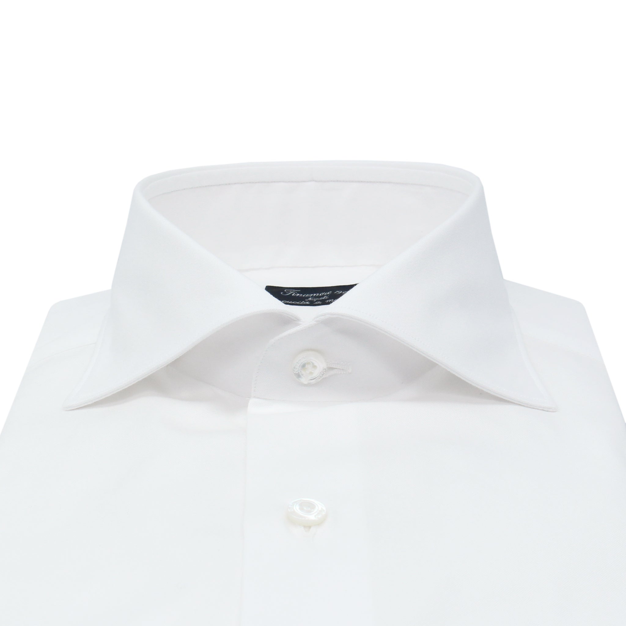 Milan slim fit shirt in light blue pin point cotton