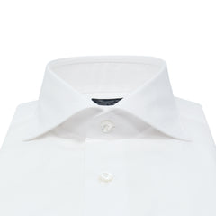 Milan slim fit shirt in light blue pin point cotton