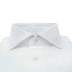 Classic Milano slim fit pink cotton twill shirt