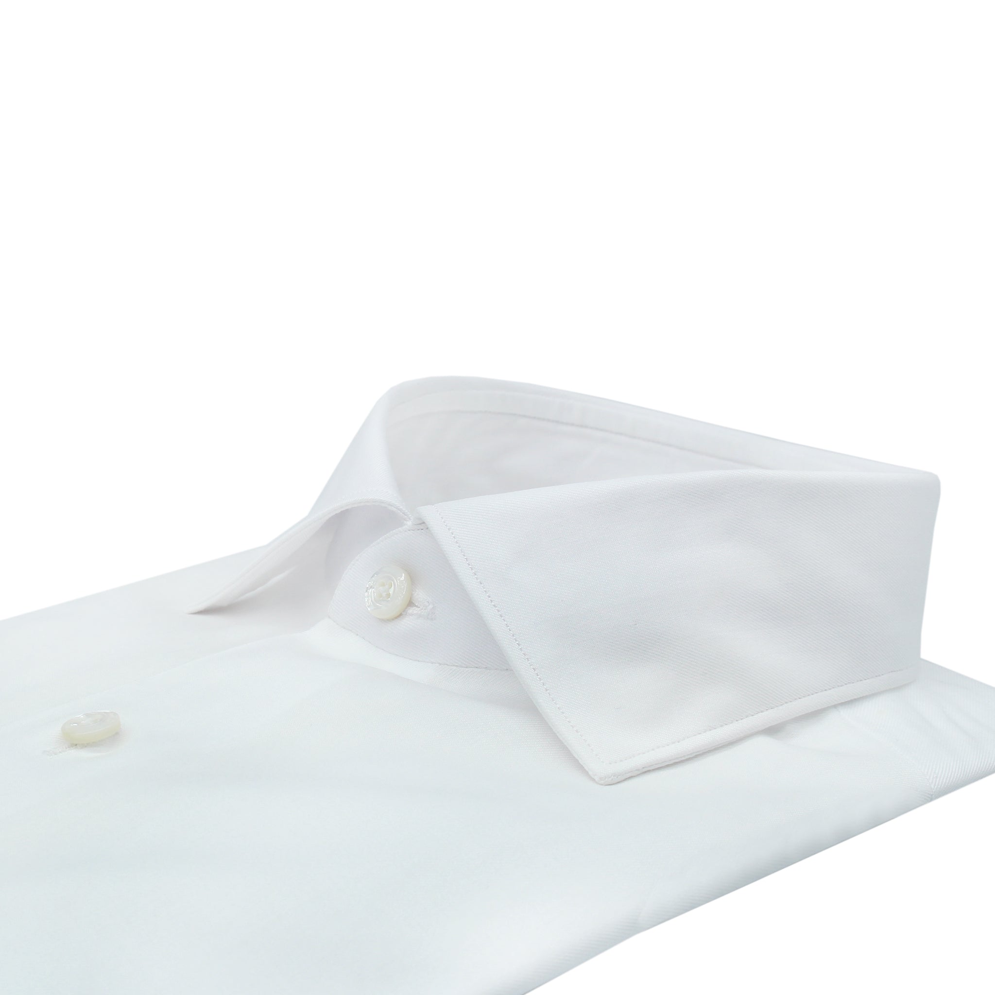 Classic Milano slim fit pink cotton twill shirt