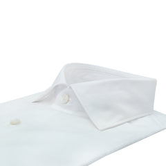 Classic Milano slim fit pink cotton twill shirt