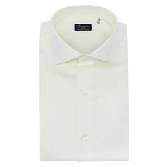 Classic Milano slim fit pink or white cotton twill shirt