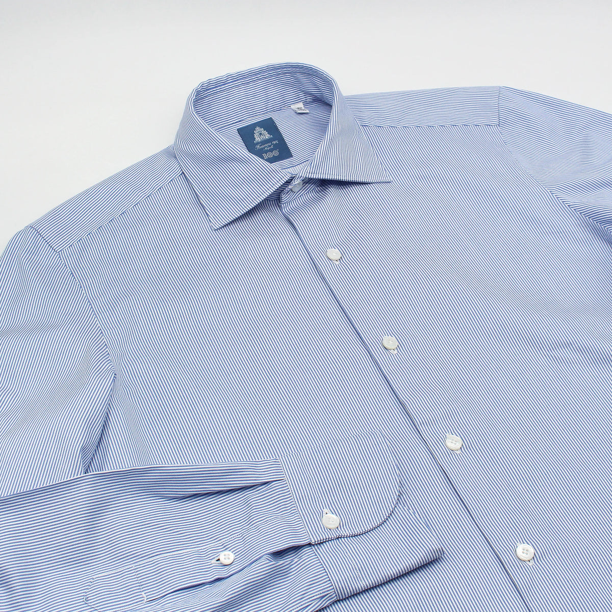 Milano slim fit cotton twill Enzymed