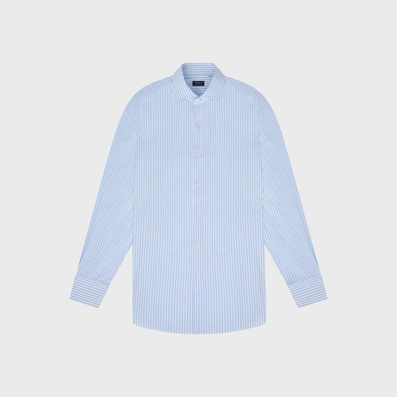 Napoli shirt regular fit cotton poplin stripe Simone collar