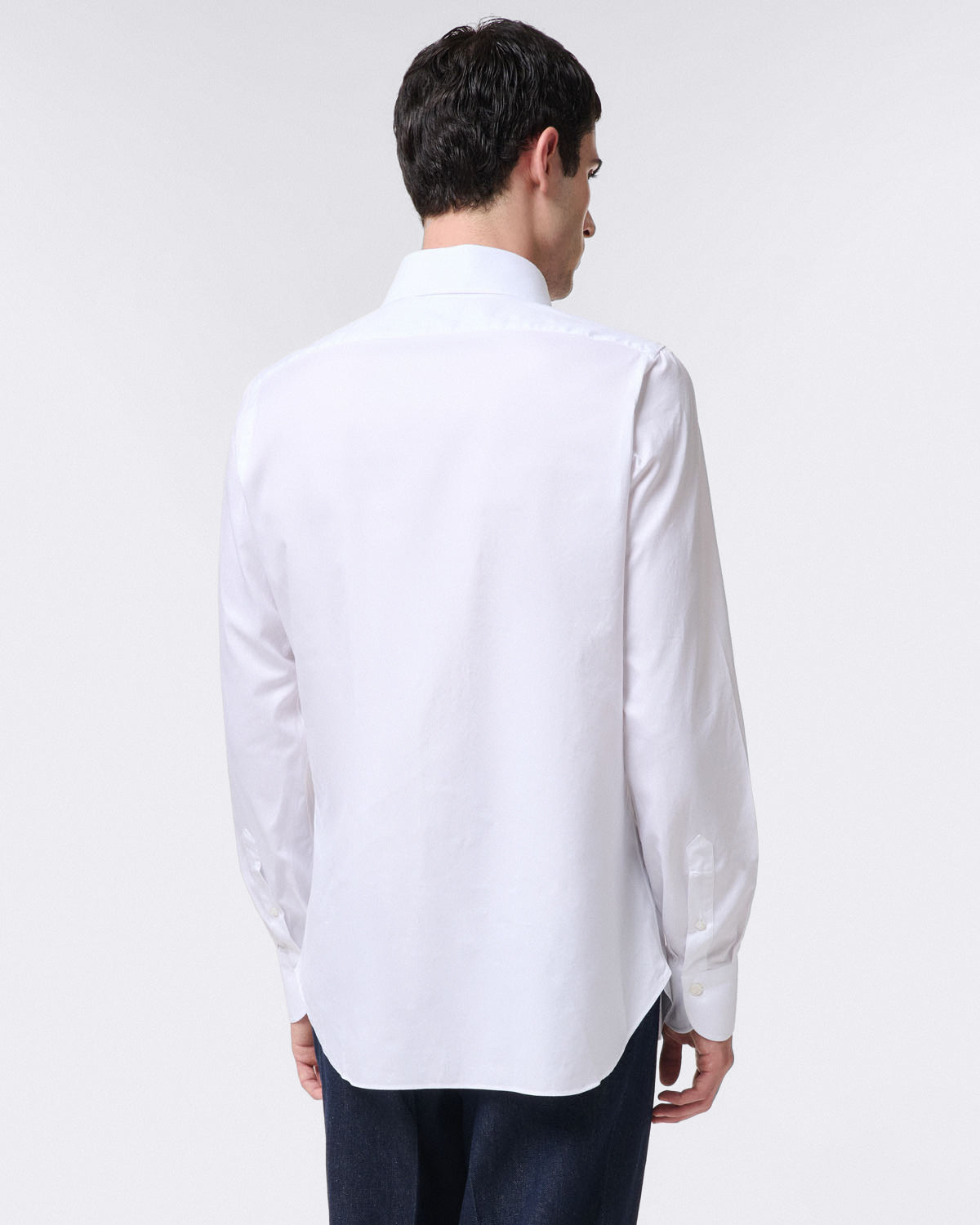 Classic regular fit Napoli shirt in Royal Oxford cotton