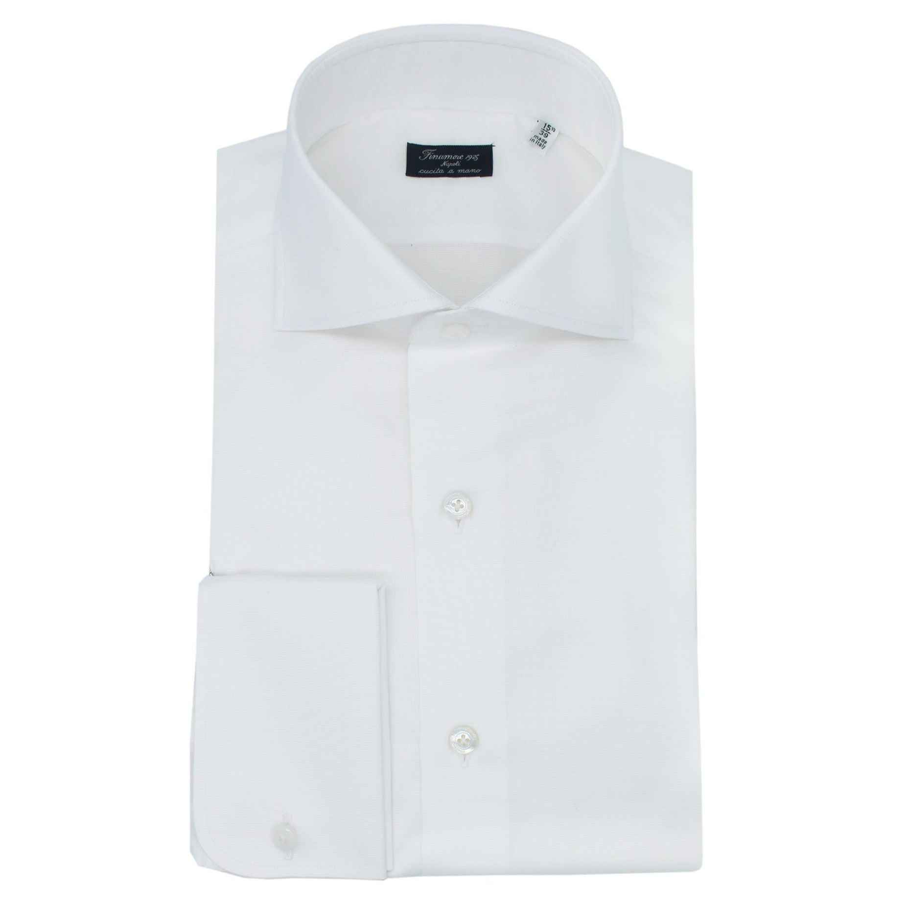 Classic Napoli cotton jacquard shirt cufflink