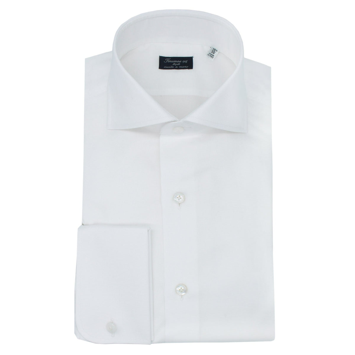 Classic Napoli cotton jacquard shirt cufflink