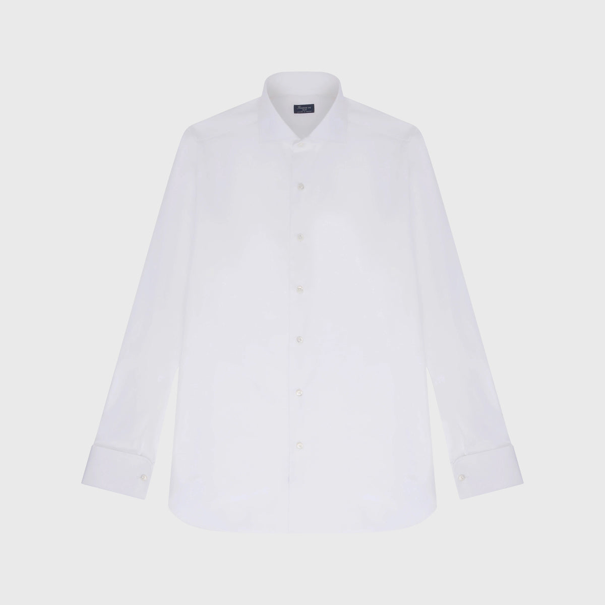 Classic regular fit Napoli shirt in 120/2 cotton cufflink cuff