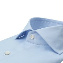Orlando plain cotton jersey sports polo shirt light blue