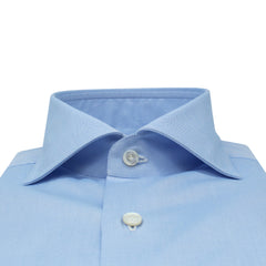 Classic Naples regular fit shirt in light blue zephyr cotton