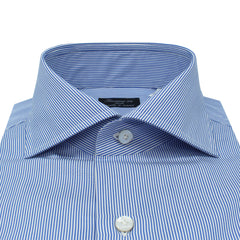 Classic NAPOLI regular fit cotton shirt with blue stripes