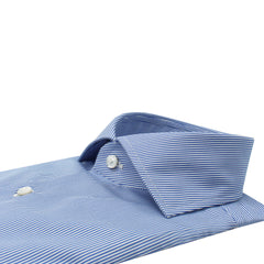 Camicia classica NAPOLI vestibilità regolare in cotone con righe blu