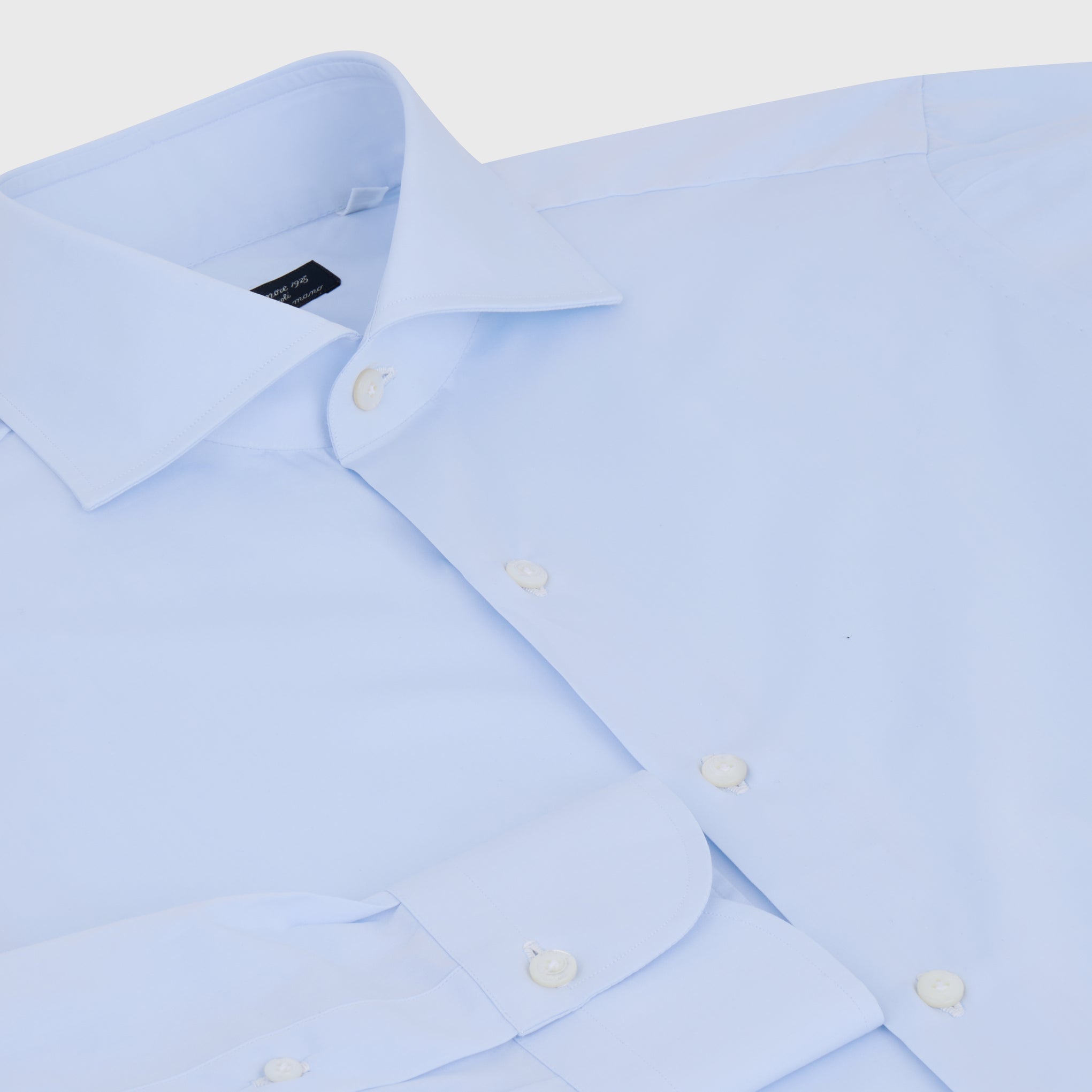 Napoli Traveller shirt regular fit cotton poplin Eduardo collar