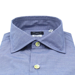 Cotton Napoli shirt, classic fit and Enzymed treatment