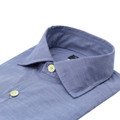 Cotton Napoli shirt, classic fit and Enzymed treatment