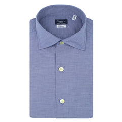Cotton Napoli shirt, classic fit and Enzymed treatment