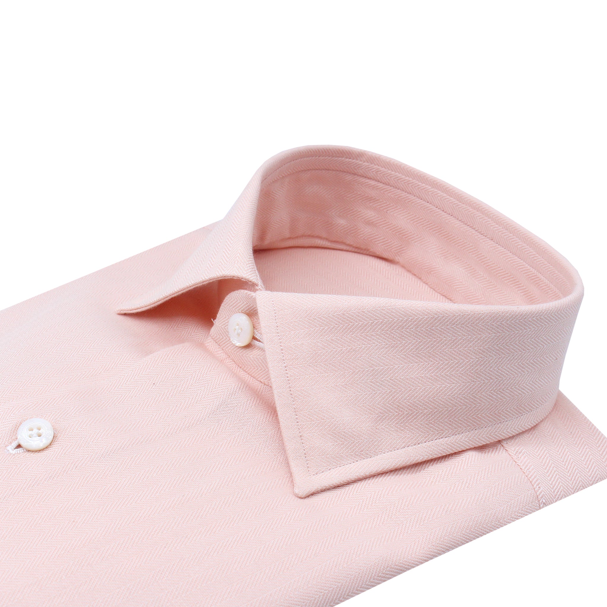Camicia classica Napoli in cotone e cashmere. Tessuto Carlo Riva