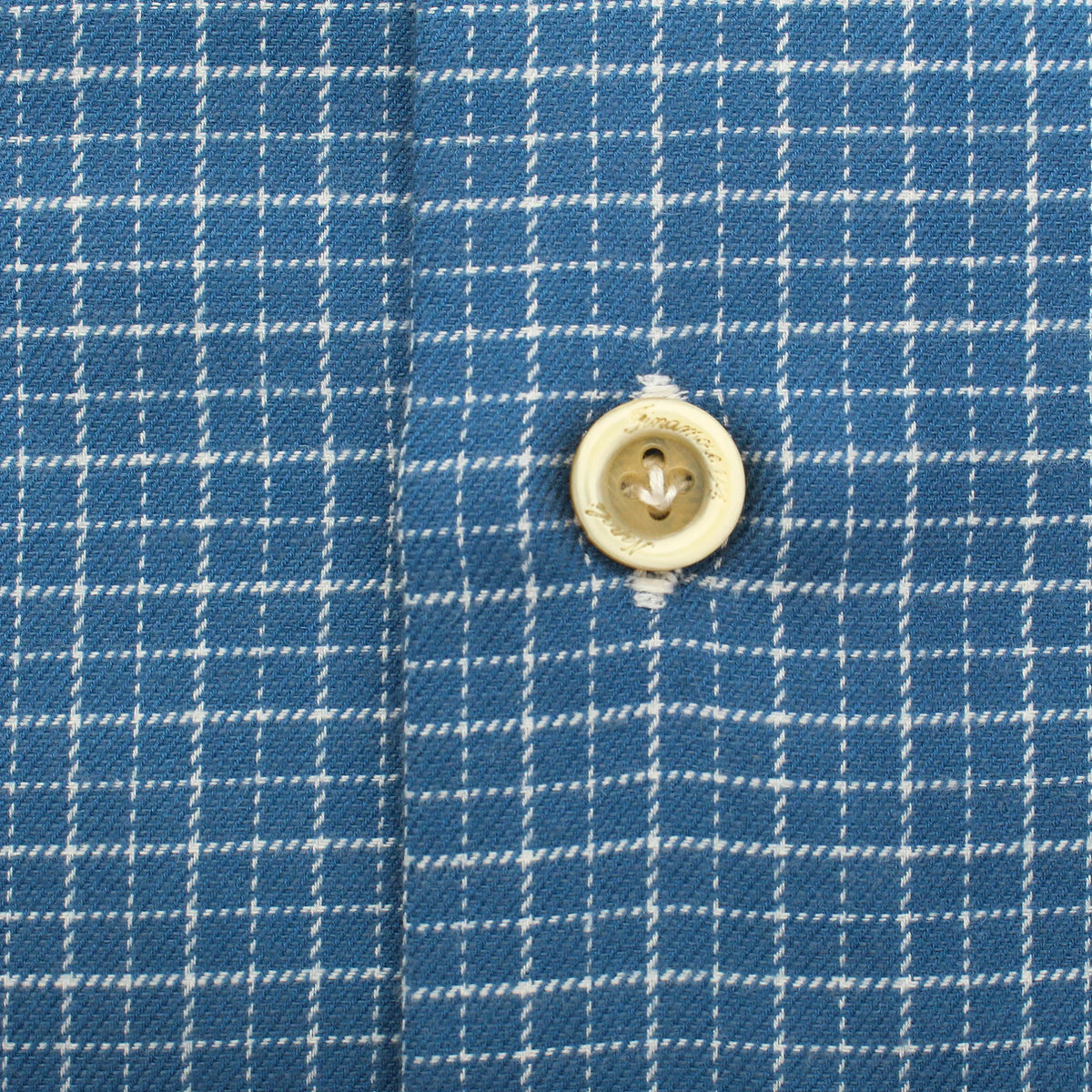 Napoli regular fit cotton cashmere flannel check Carlo Riva