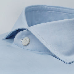 Carlo Riva light blue cotton regular fit Napoli shirt