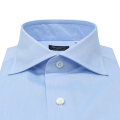 Classic shirt with regular fit Napoli model in white cotton
