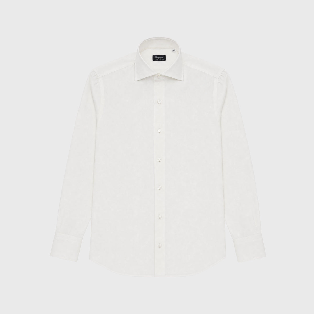 Napoli regular fit cotton cashmere and twill flannel