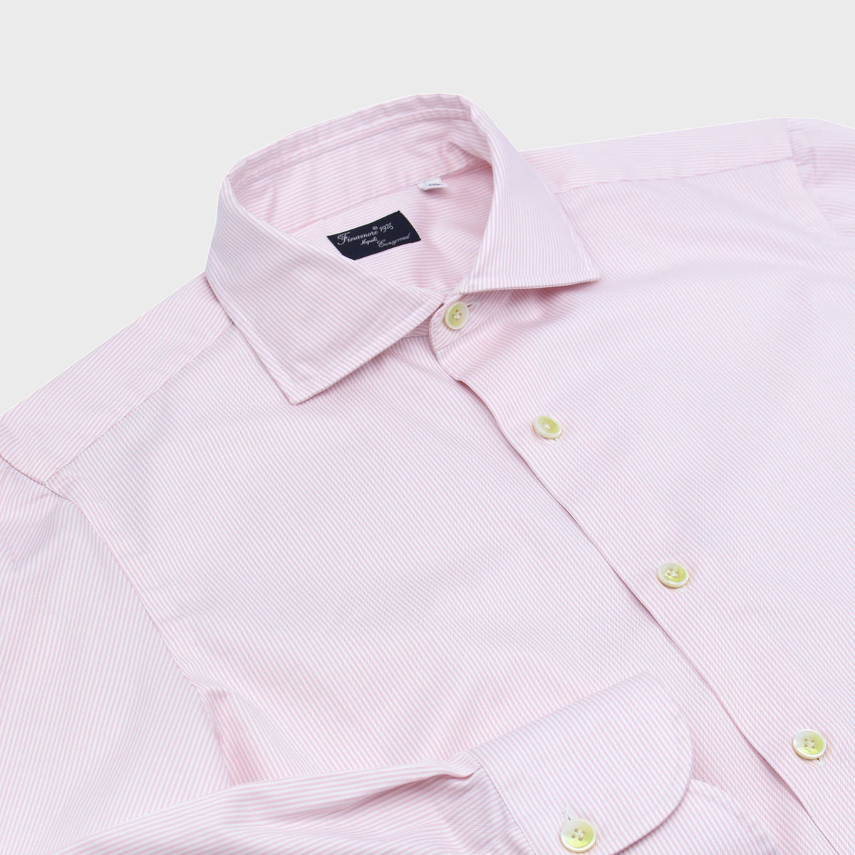 Napoli regular fit cotton twill Enzymed